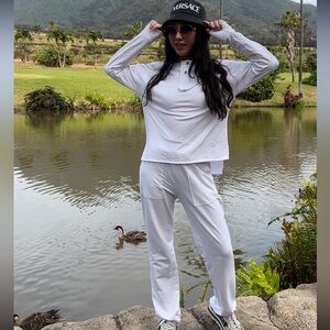 Sport cotton suit. Good for lounge home wear ; for the plane. Vacation '